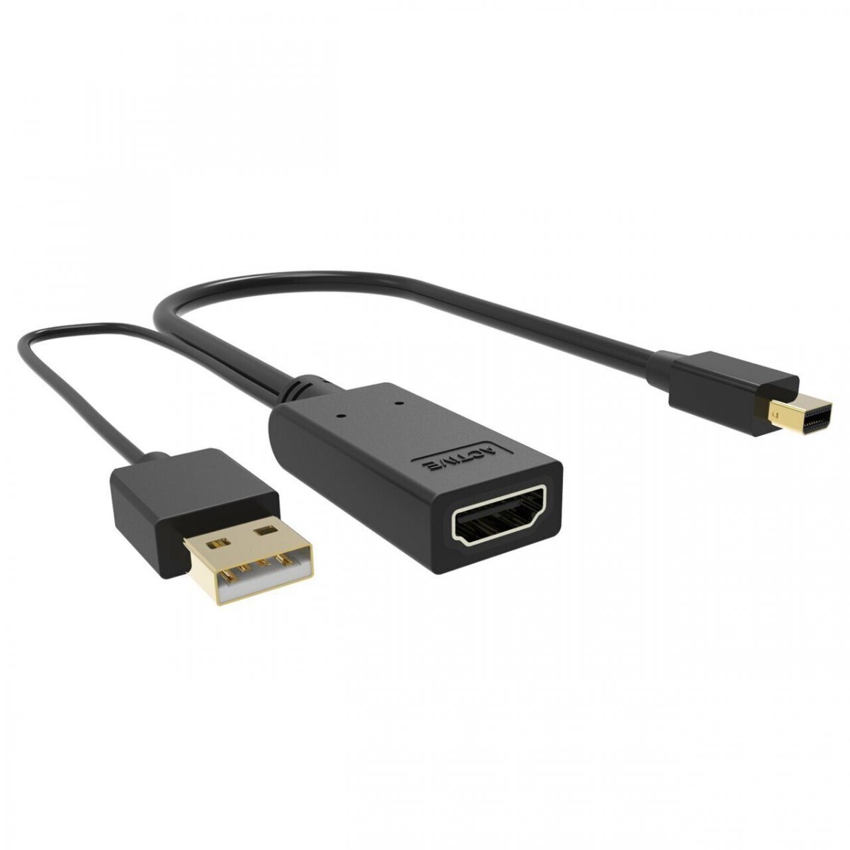 Кабель-переходник HDMI(F) +USB---> miniDP(M) 0.15m  4K*30Hz VCOM<CG497-0.15>