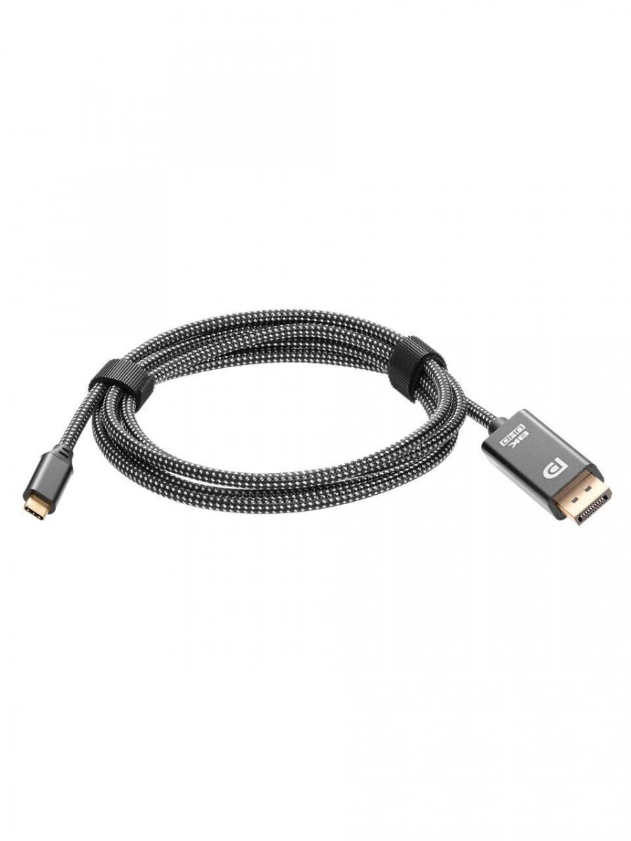 Кабель-адаптер USB Type-Cm --> DP(m) 4K@120Hz 8K@60Hz, 1.8m Telecom <TCC020M-1.8M>