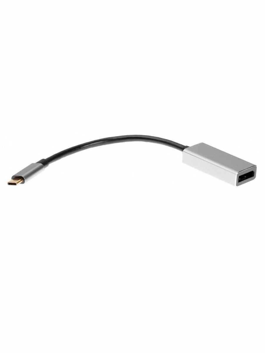 Aдаптер USB 3.1 Type-Cm --> DP(f) 4K@60Hz, Alum Shell, iOpen (Aopen/Qust) <ACU422MB>