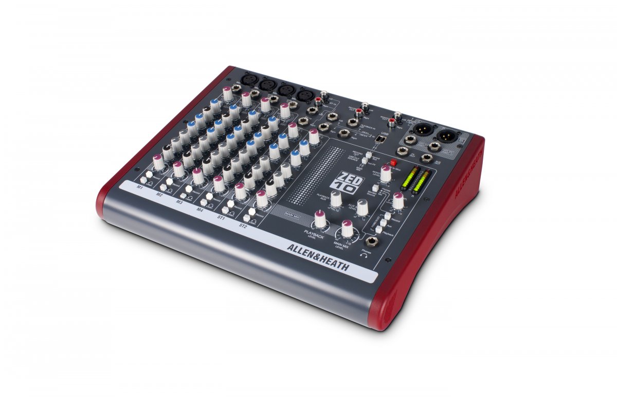 Аналоговый компактный микшерный пульт Allen&Heath ZED-10