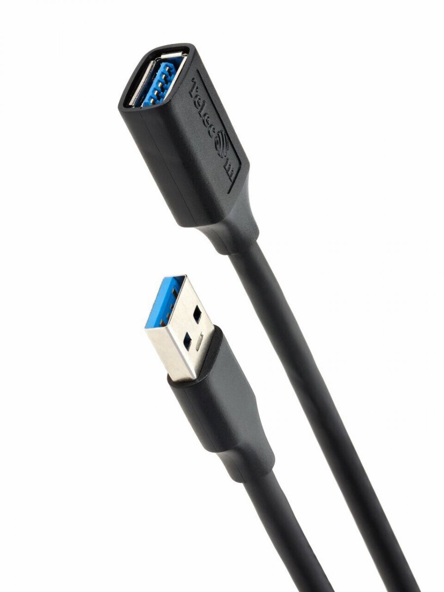 Кабель удлинительный USB3.0 Am-Af 0.5m Telecom черный (TUS708-0.5M)