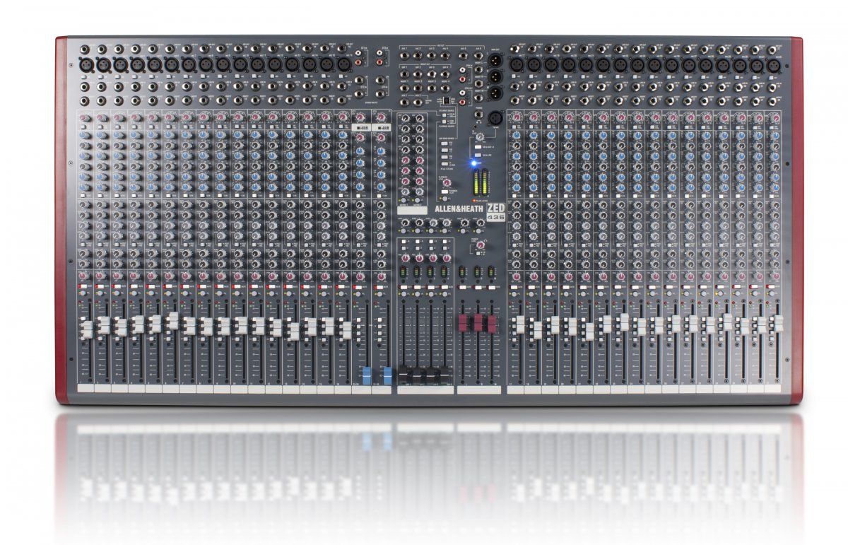 Универсальный аналоговый микшерный пульт для живого звука и записи Allen&Heath ZED-436
