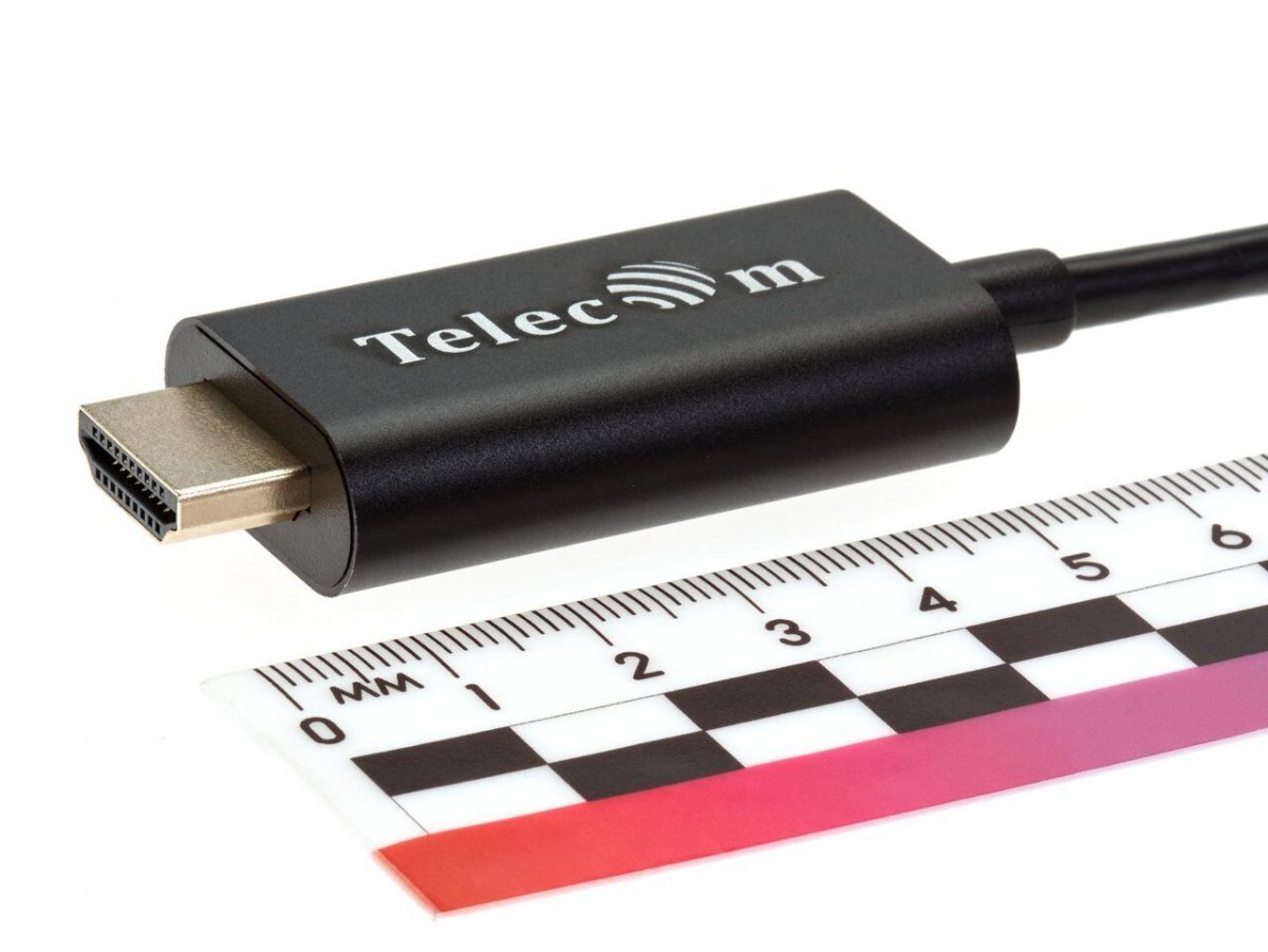Кабель-адаптер USB3.1 Type-C(m) to HDMI A(m) 4K@30Hz, 1.8m, Telecom <TCC005-1.8M>