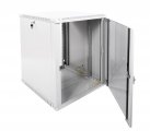 Шкаф телекоммуникационный настенный разборный ЭКОНОМ 15U (600 × 650) дверь стекло