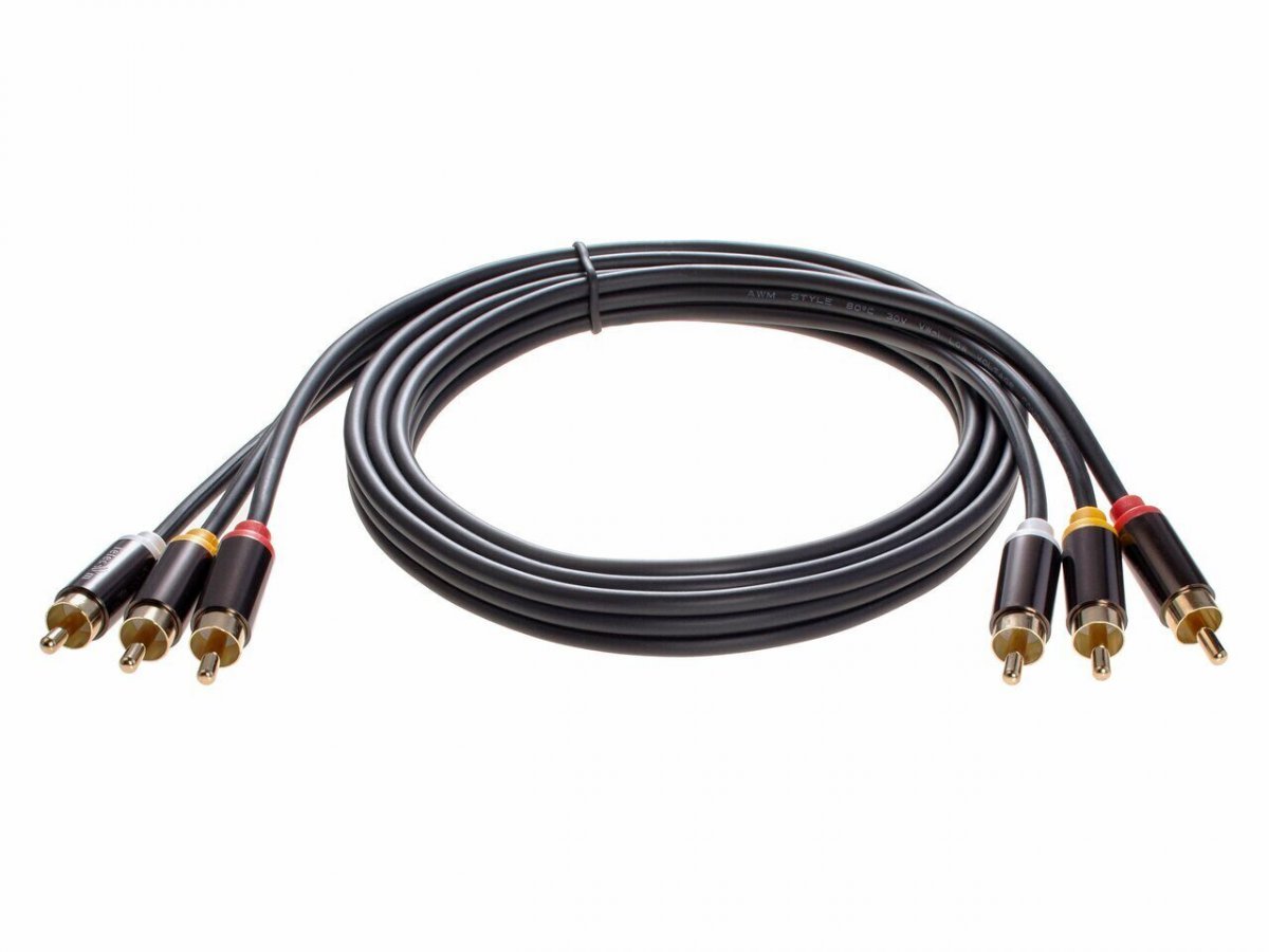 Кабель соединит 3xRCA (M) - 3xRCA (M), 1.5m TelecomPRO<TAV7150M-1.5M>