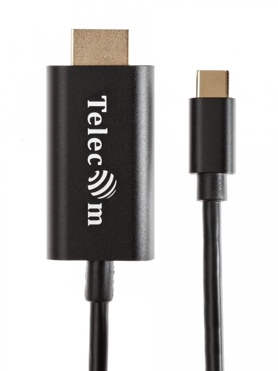 Кабель-адаптер USB3.1 Type-C(m) to HDMI A(m) 4K@30Hz, 1.8m, Telecom <TCC005-1.8M>