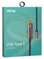Кабель-адаптер USB Type-Cm --> DP1.4v (m) 8K@60Hz, PD 100W,1.8m , Alum Shell,VCOM <CU480MCPD-1.8M>