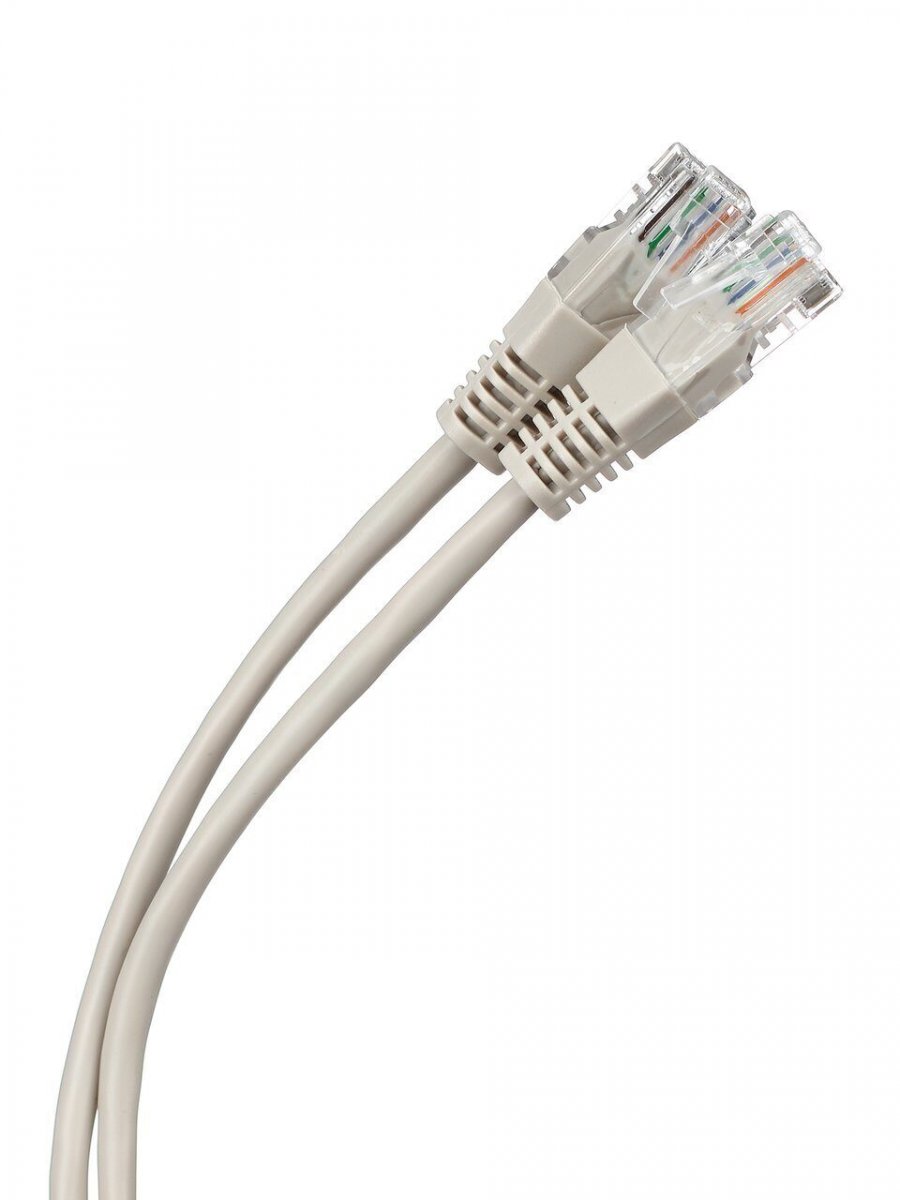 Патчкорд литой iOpen (Aopen/Qust) UTP кат.5е 5м серый <ANP511_5M>