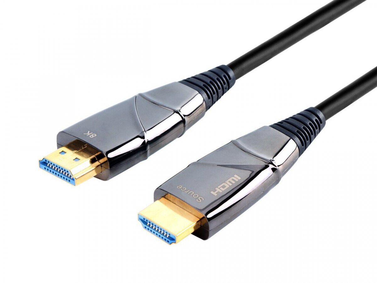 Активный оптический кабель HDMI 19M/M,ver. 2.1, 8K@60 Hz 20m VCOM <D3743-20M>