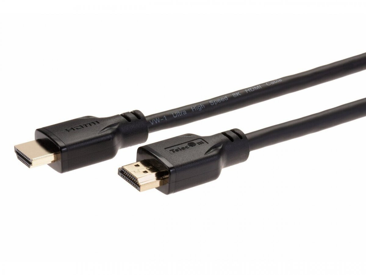 Кабель HDMI 19M/M,ver. 2.1, 8K@60 Hz 0.5m Telecom <TCG255-0.5M>