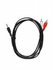 Кабель соединительный VCOM 3.5 Jack (M) - 2xRCA (M), стерео, аудио, 1.8м