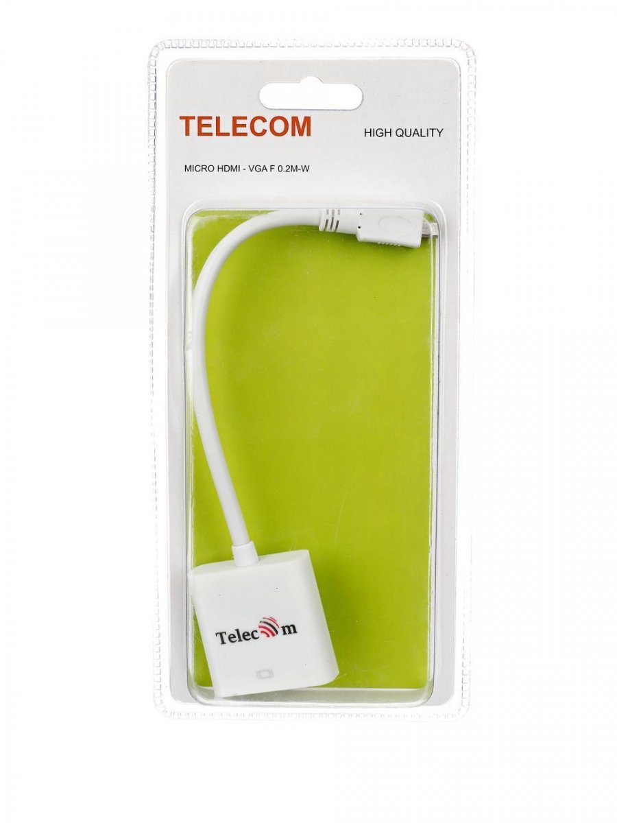 Кабель-переходник Telecom Micro HDMI M to VGA F 0.2m (TA593)