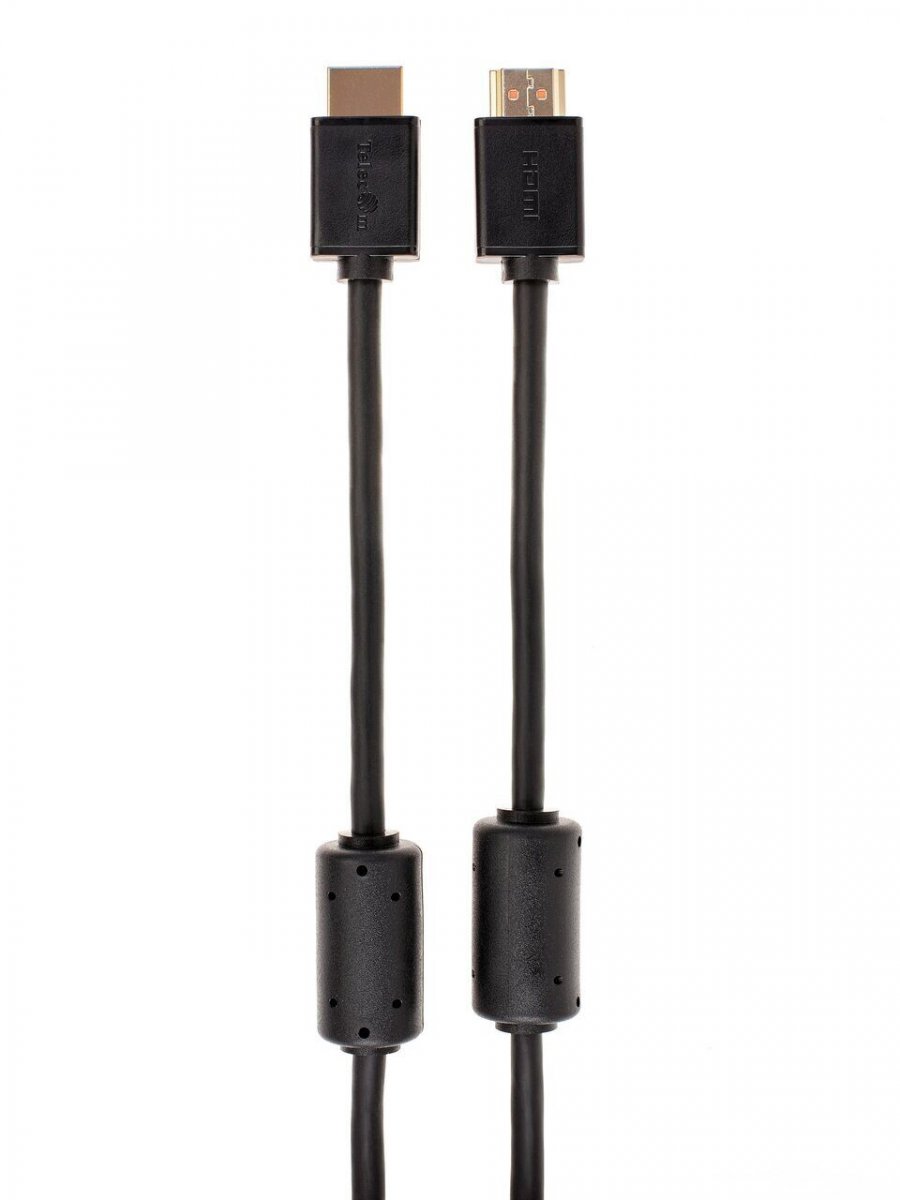 Кабель HDMI-19M --- HDMI-19M ver 2.0+3D/Ethernet ,7.5m, 2 фильтраTelecom <TCG215F-7.5M>