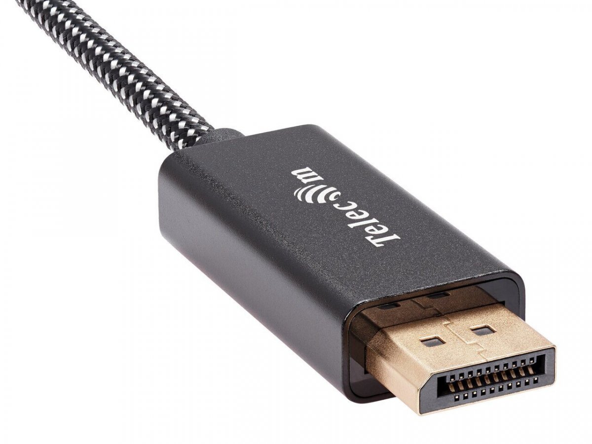 Кабель-адаптер USB Type-Cm --> DP(m) 4K@120Hz 8K@60Hz, 1.8m Telecom <TCC020M-1.8M>