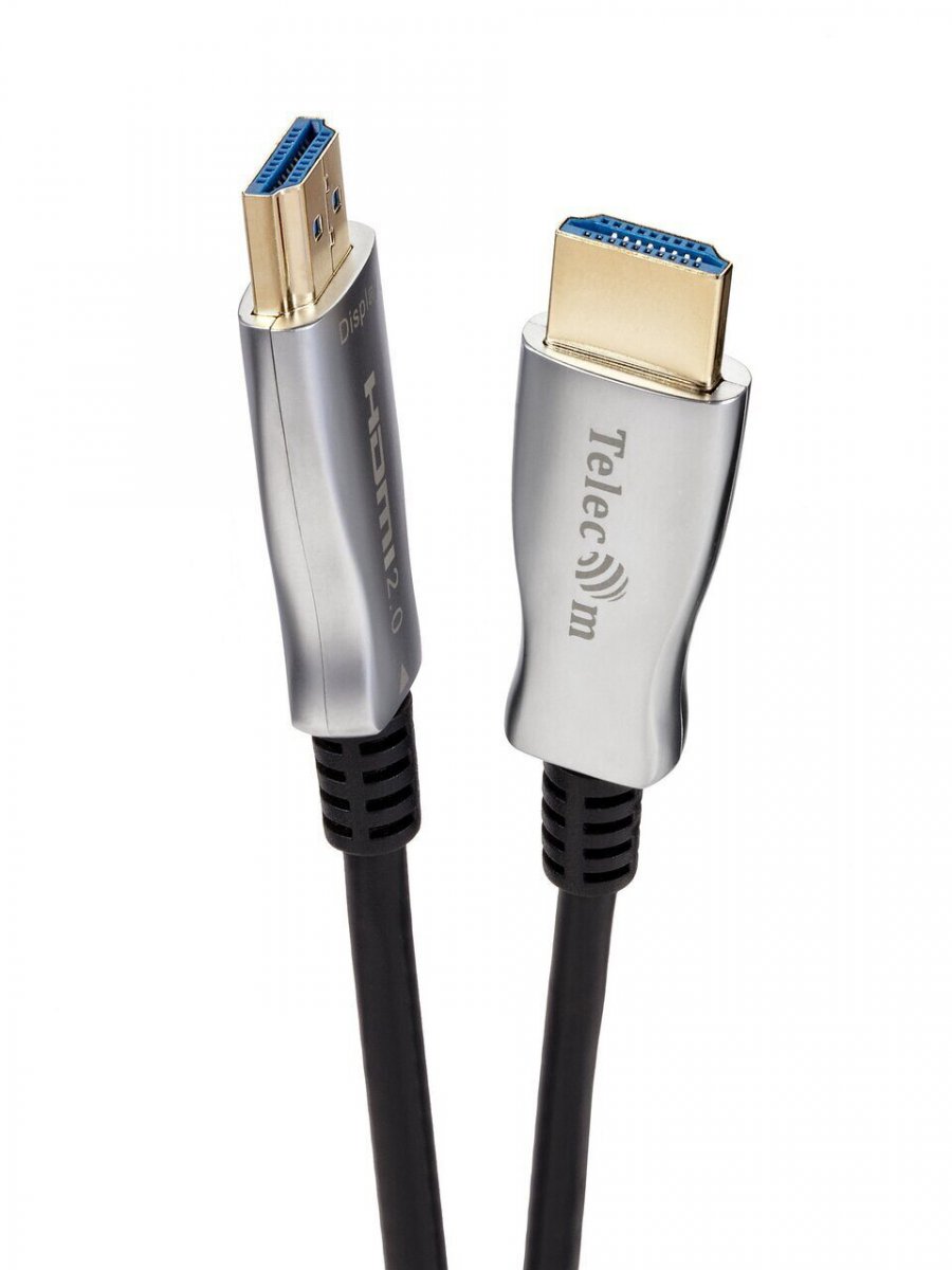 Активный оптический кабель HDMI 19M/M,ver. 2.0, 4K@60 Hz 40m  Telecom <TCG2020-40M>