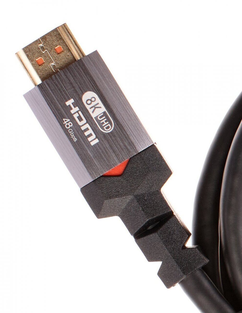 Кабель HDMI 19M/M,ver. 2.1, 8K@60 Hz 2m метал разъемы, Telecom <TCG365-2M>