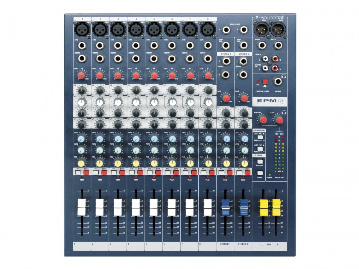 Аналоговый микшерный пульт Soundcraft EPM8