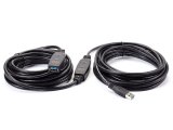 Кабель-адаптер USB3.0-repeater, удлинительный активный <Am-->Af> 10м iOpen (Aopen/Qust)<ACU827A-10M>