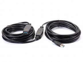 Кабель-адаптер USB3.0-repeater, удлинительный активный Af> 10м iOpen (Aopen/Qust)