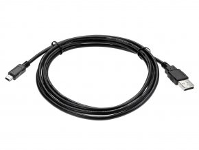 Кабель USB 2.0 A-->mini-B 5P (1.8 м) черный, Telecom