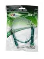 Патчкорд литой iOpen (Aopen/Qust) UTP кат.5е 1м зеленый <ANP511_1M_G>