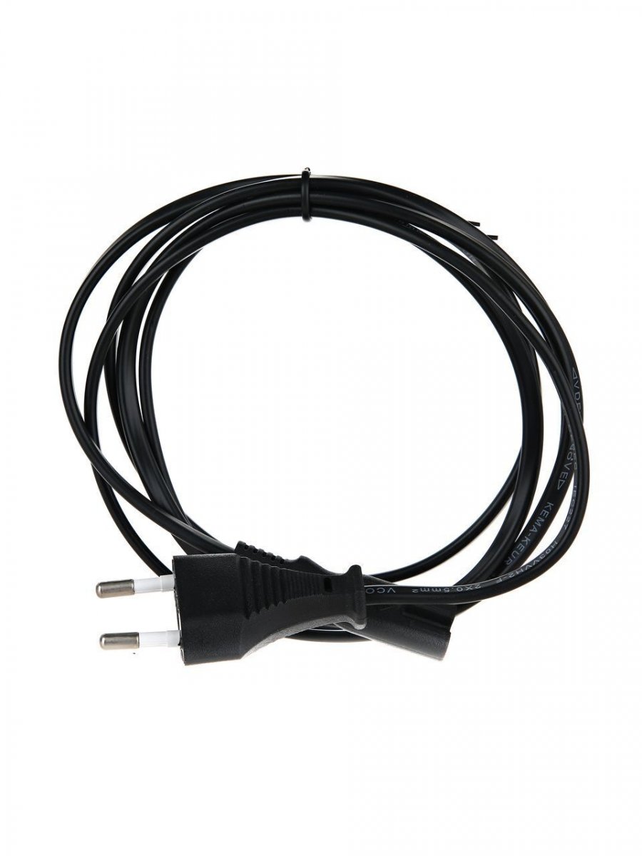 Кабель для аудио-видео техники IEC-320-C7--розетка 220V, 2-pin, 1,8м ,  медь, VCOM