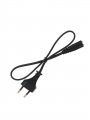 Кабель для аудио-видео техники IEC-320-C7--розетка 220V, 2-pin, 0.5м , черный