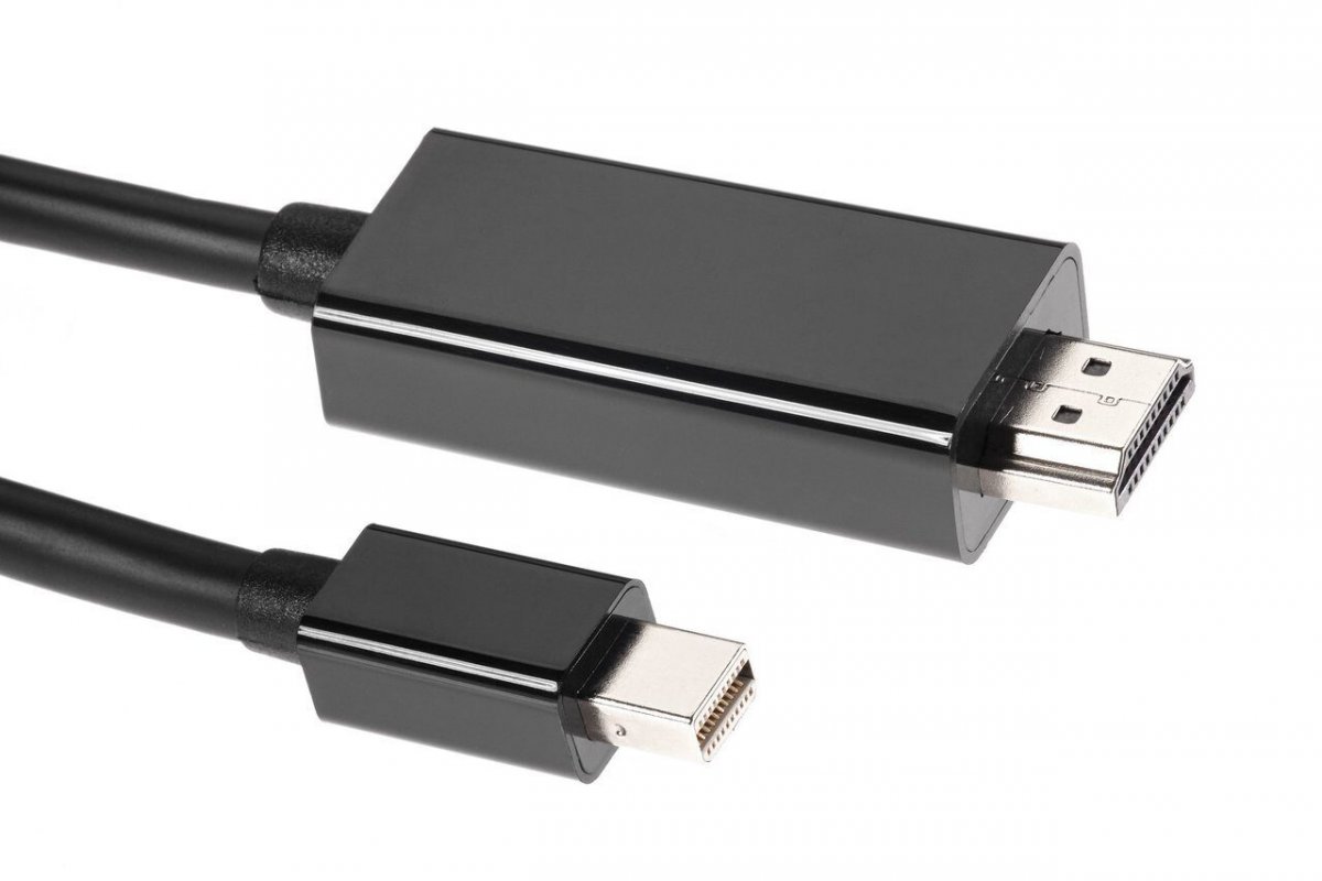 Кабель-переходник Mini DisplayPort M => HDMI M 4K@60Hz 1.8m Telecom <TA696-1.8M>