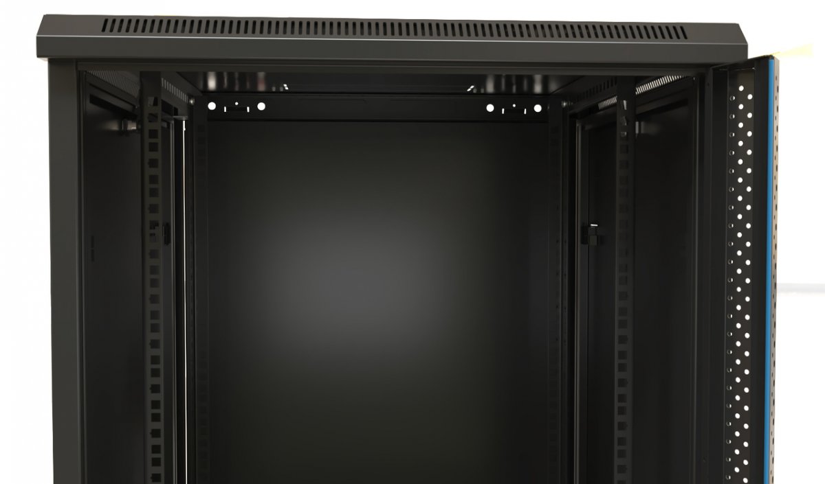 Шкаф настенный 19", 9U Hyperline TWB-0966-SR-RAL9004