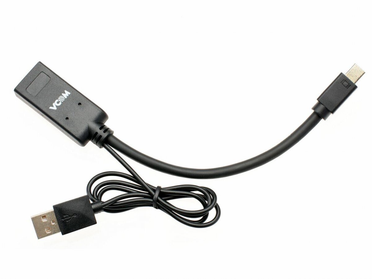 Кабель-переходник HDMI(F) +USB---> miniDP(M) 0.15m  4K*30Hz VCOM<CG497-0.15>