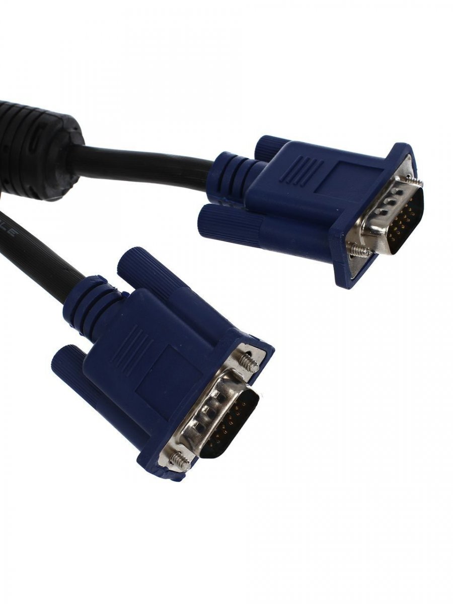 Кабель монитор-SVGA card (15M-15M) 3.0м 2 фильтра VCOM
