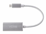 Кабель-адаптер USB 3.1 Type-Cm to DP(f) 3840x2160@60Hz, 0.2m VCOM <CU422M>