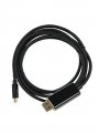 Кабель-адаптер USB 3.1 Type-C(M) to DP(M) 3840x2160@60Hz, 10Gbps, 1.8 m VCOM CU422C-1.8M