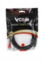 Кабель соединительный VCOM 3.5 Jack (M) - 2xRCA (M), стерео, аудио, 5м