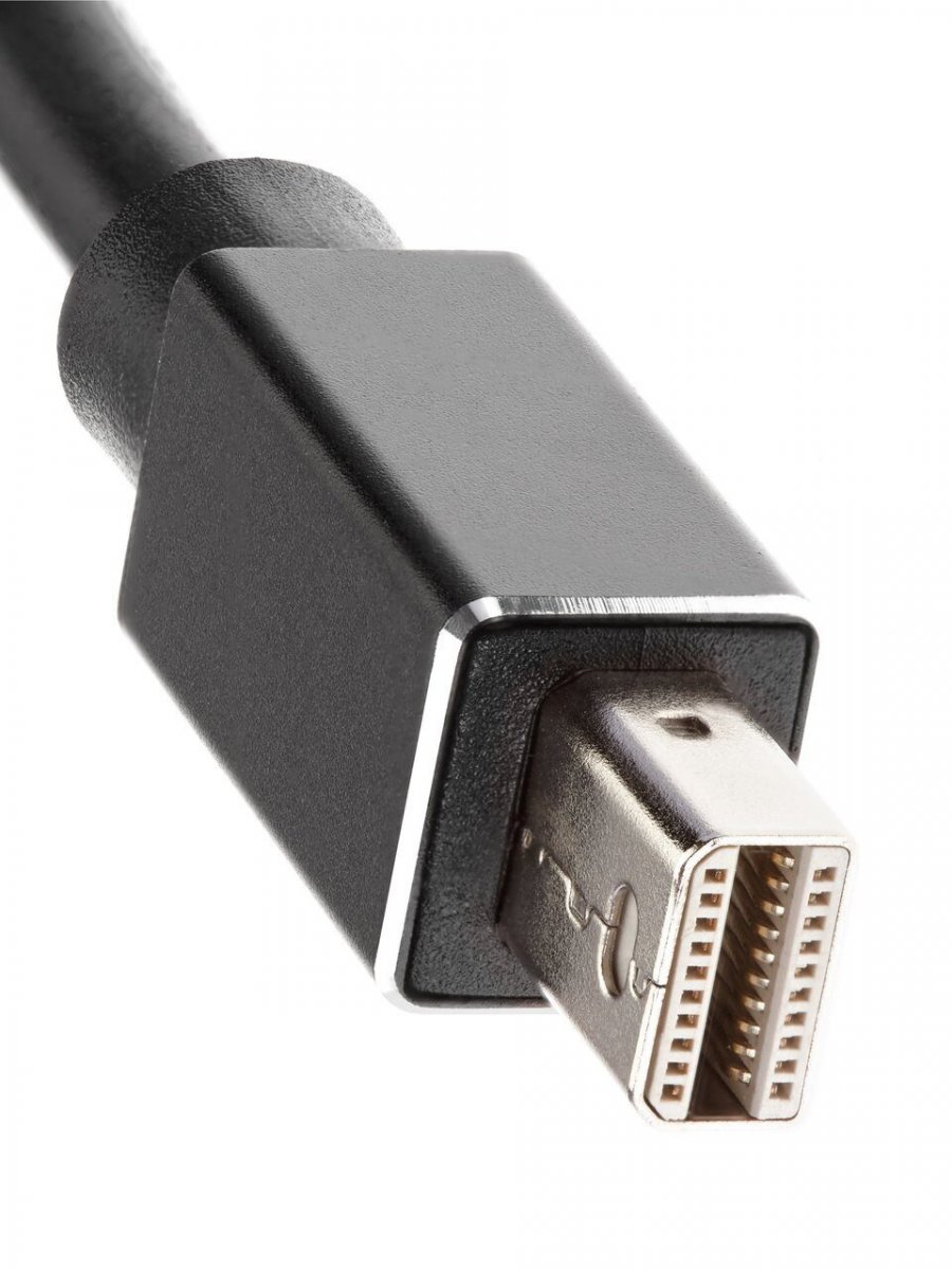 Кабель-переходник miniDisplayPort(M) ---> HDMI(F)+VGA(F)4K@30Hz VCOM Allum shell<CG646M-0.15>