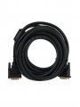 Кабель VCOM DVI-DVI Dual Link (25M-25M), 5m, 2 фильтра, позолоченные контакты