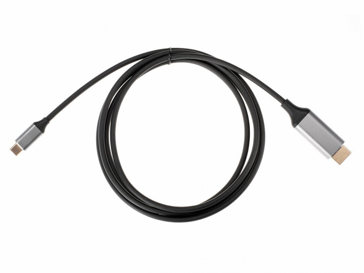 Кабель USB 3.1 Type-Cm --> HDMI A(m) 4K@60Hz,1.8m,Alum,iOpen(Aopen/Qust) <ACU423MC-1.8M>