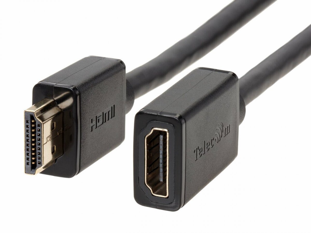 Кабель удлинительный  HDMI-19M---HDMI-19F ver 2.0, 5m, Telecom TCG235MF-5M