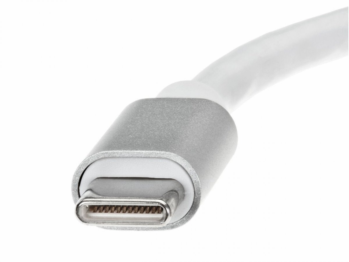 Кабель-адаптер USB3.1 Type-Cm to HDMI+USB3.0+RJ45+PD charging  VCOM <CU455>