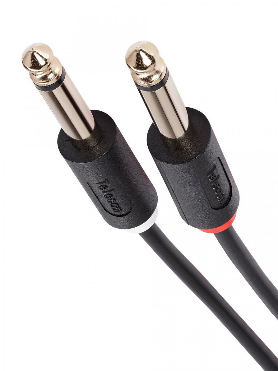 Кабель-адаптер 3.5ST(M)/2X6.35 ST(M), 1.5м, Telecom PRO <TAV6168-1.5M>