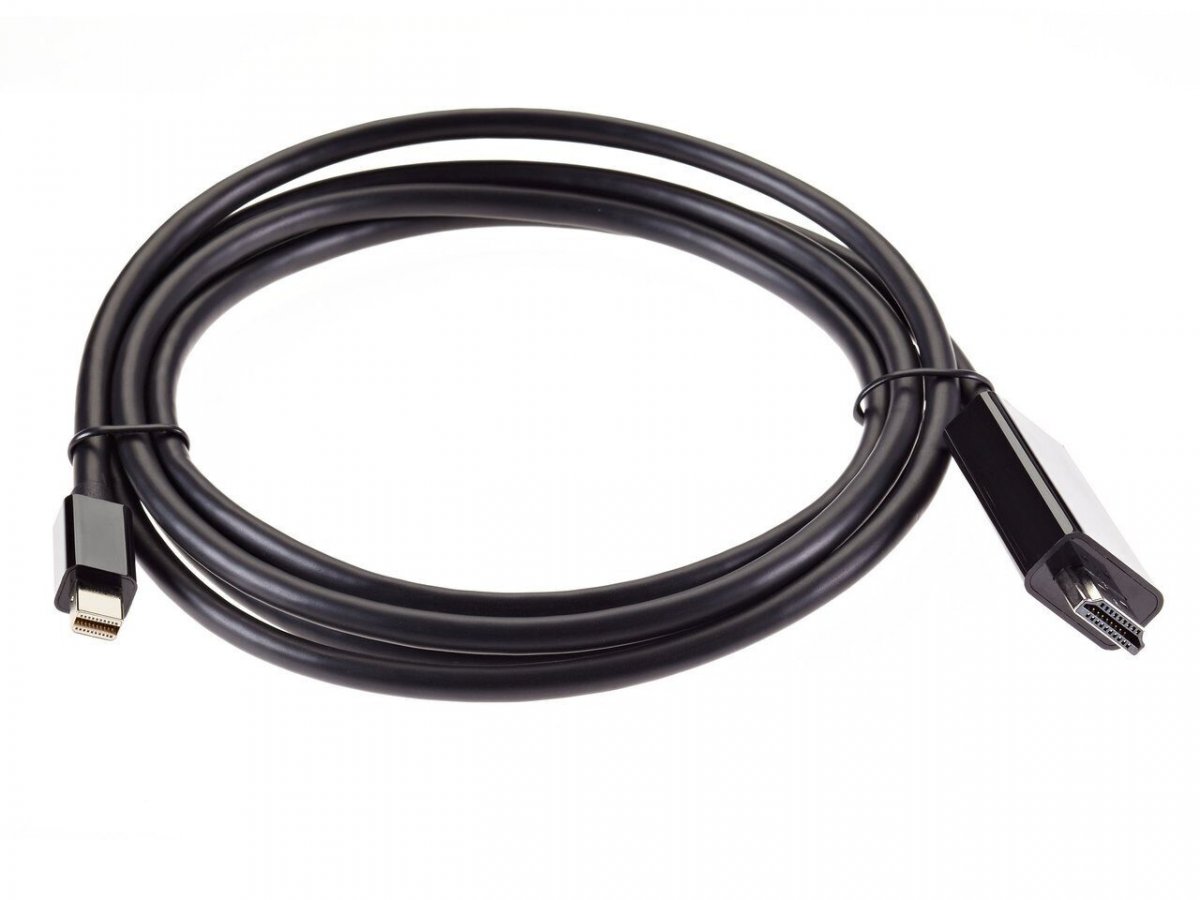 Кабель-переходник Mini DisplayPort M => HDMI M 4K@60Hz 1.8m Telecom <TA696-1.8M>