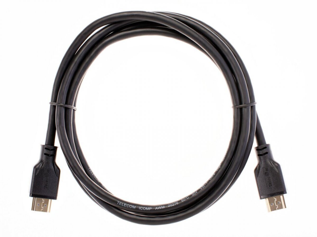 Кабель HDMI 19M/M,ver. 2.1, 8K@60 Hz 2m Telecom <TCG255-2M>