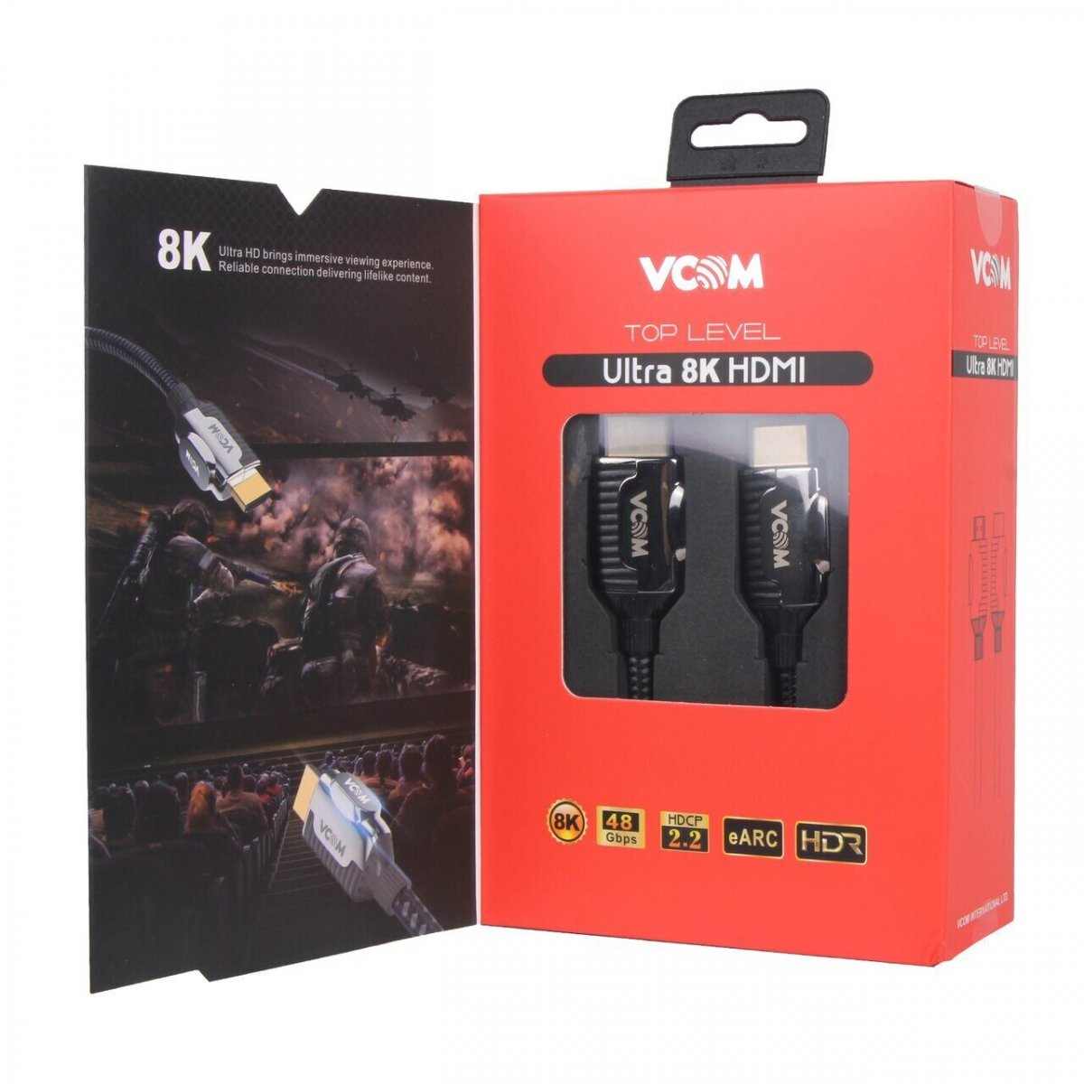 Кабель HDMI 19M/M,ver. 2.1, 8K@60 Hz 3m VCOM CG864-3M
