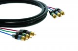 Кабель 3 RCA на 3 RCA (Вилка - Вилка), 3 м Kramer C-R3VM/R3VM-10