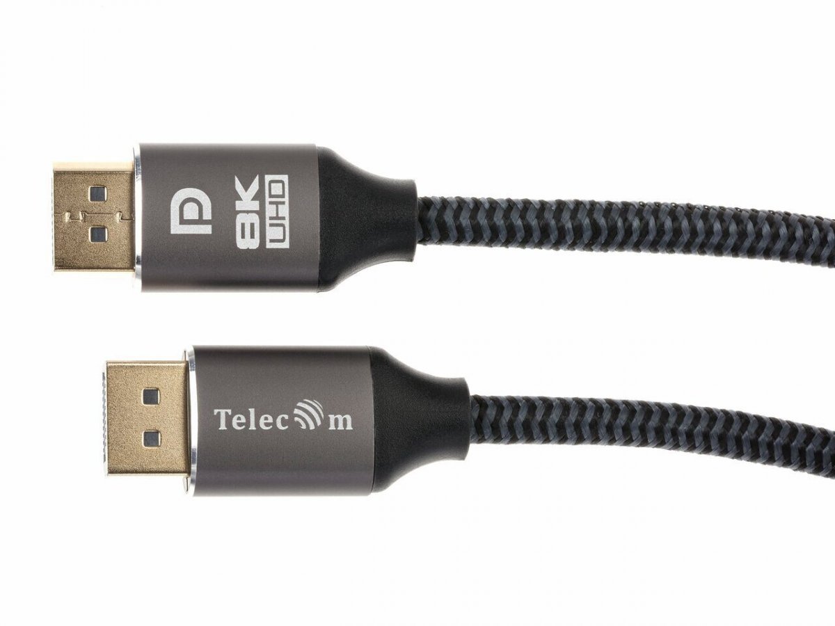 Кабель соединительный DP-DP 1.4V 8K@60Hz  2м, Telecom Pro <TCG750-2M>