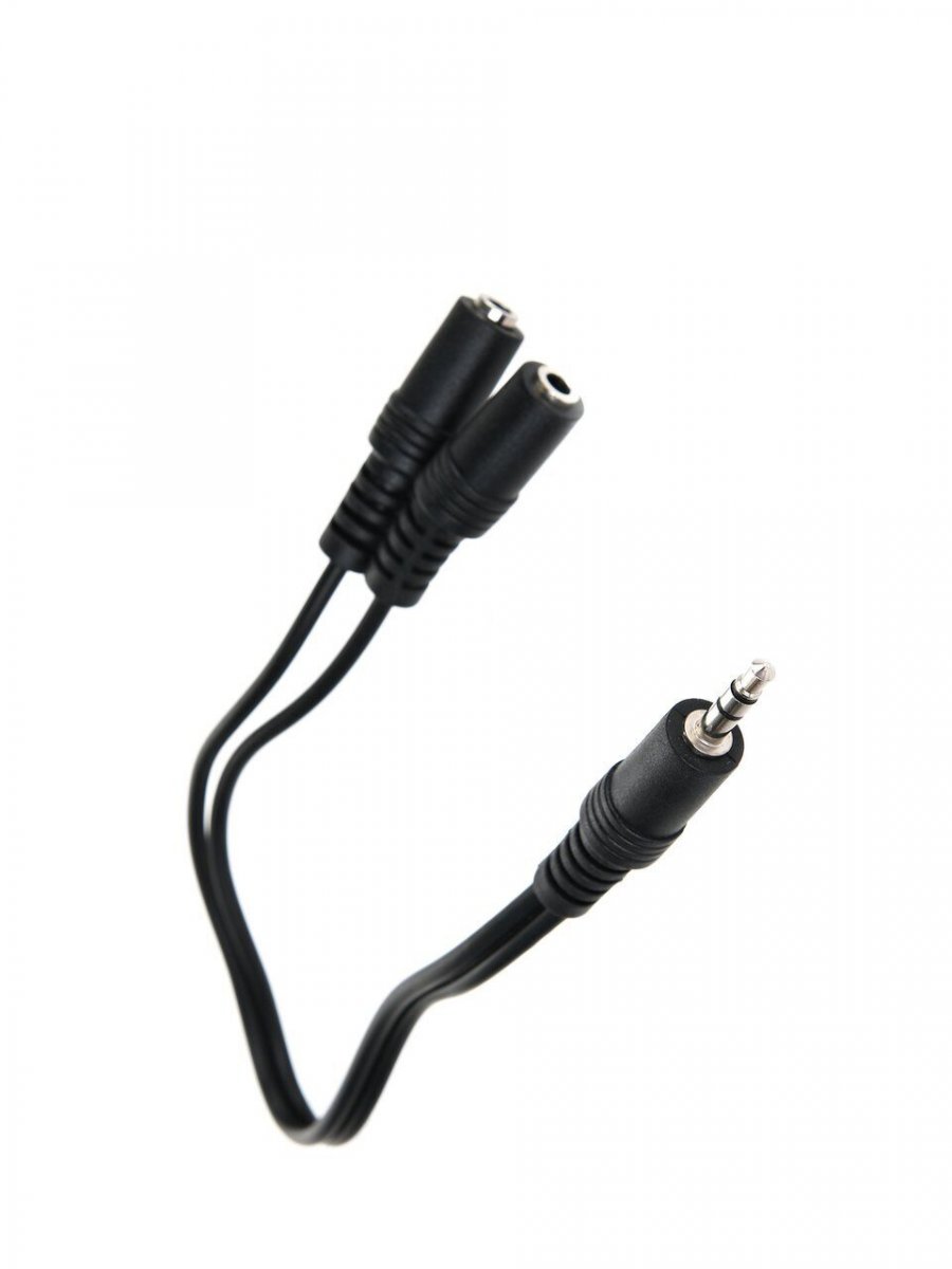 Кабель адаптер VCOM 3.5ST(M)/2*3.5 ST(F), CV203
