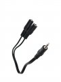 Кабель адаптер VCOM 3.5ST(M)/2*3.5 ST(F), CV203
