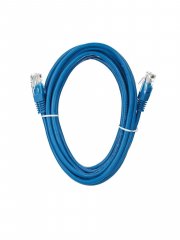 Патчкорд литой iOpen (Aopen/Qust) UTP кат.5е 3м синий 