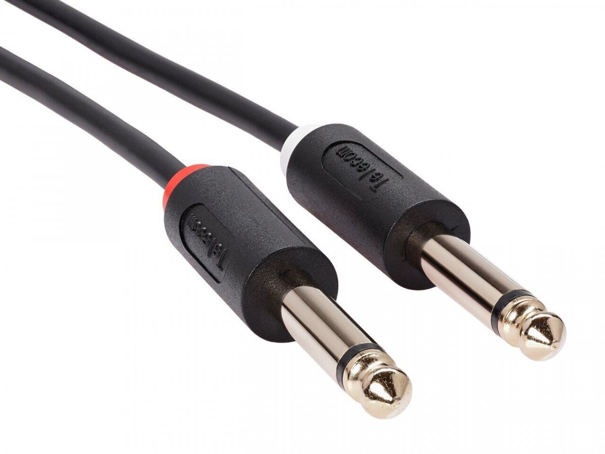 Кабель-адаптер 3.5ST(M)/2X6.35 ST(M), 3м, Telecom PRO <TAV6168-3M>