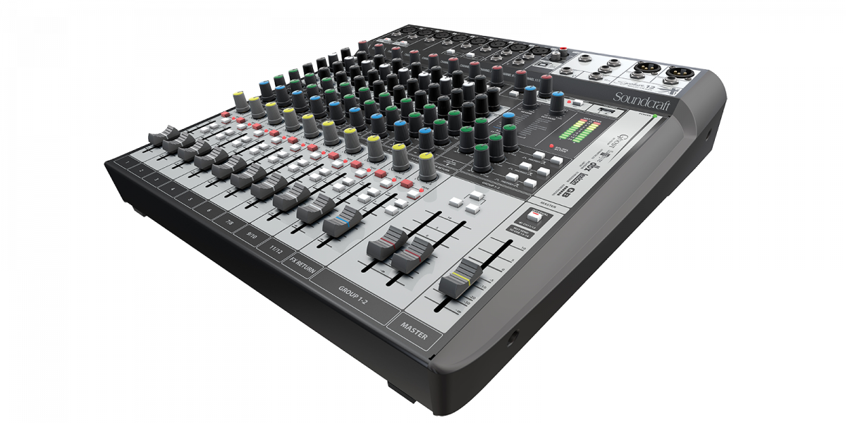 Аналоговый микшерный пульт Soundcraft Signature 12 MTK, USB-аудиоинтерфейс 14х12